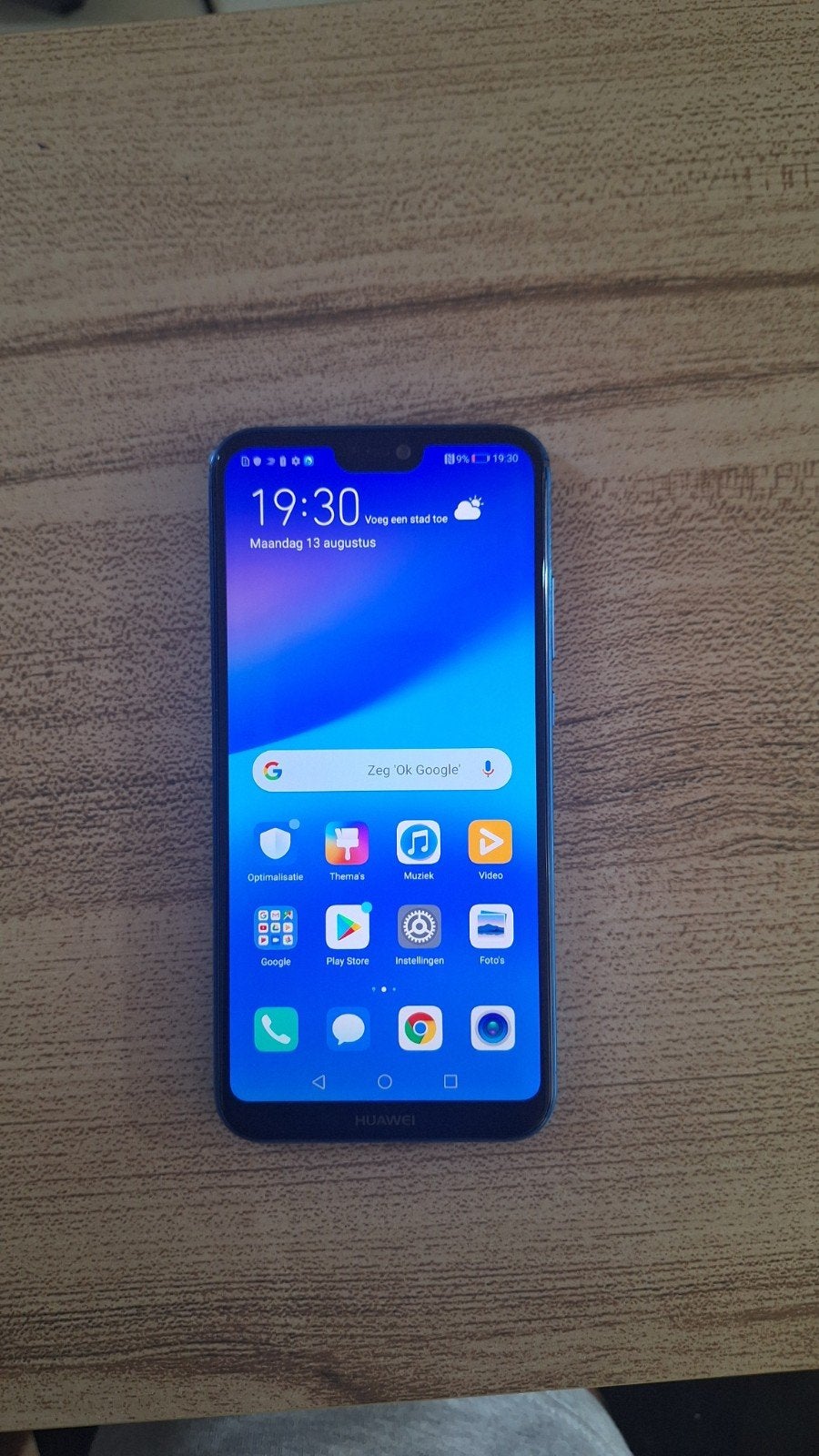 Huawei P20 Lite - Goede staat, werkt uitstekend, Ophalen, Gebruikt, Blauw, Touchscreen