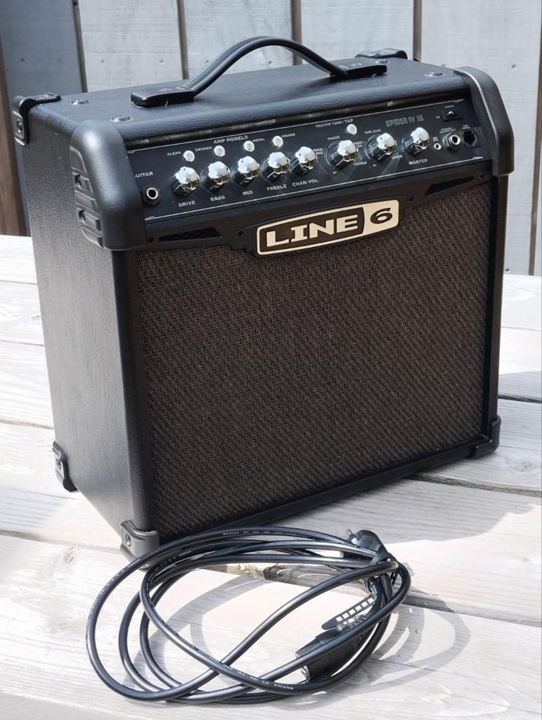 Line 6 Spider IV 15 Gitaarversterker, Ophalen of Verzenden, Gebruikt, Gitaar, Minder dan 50 watt