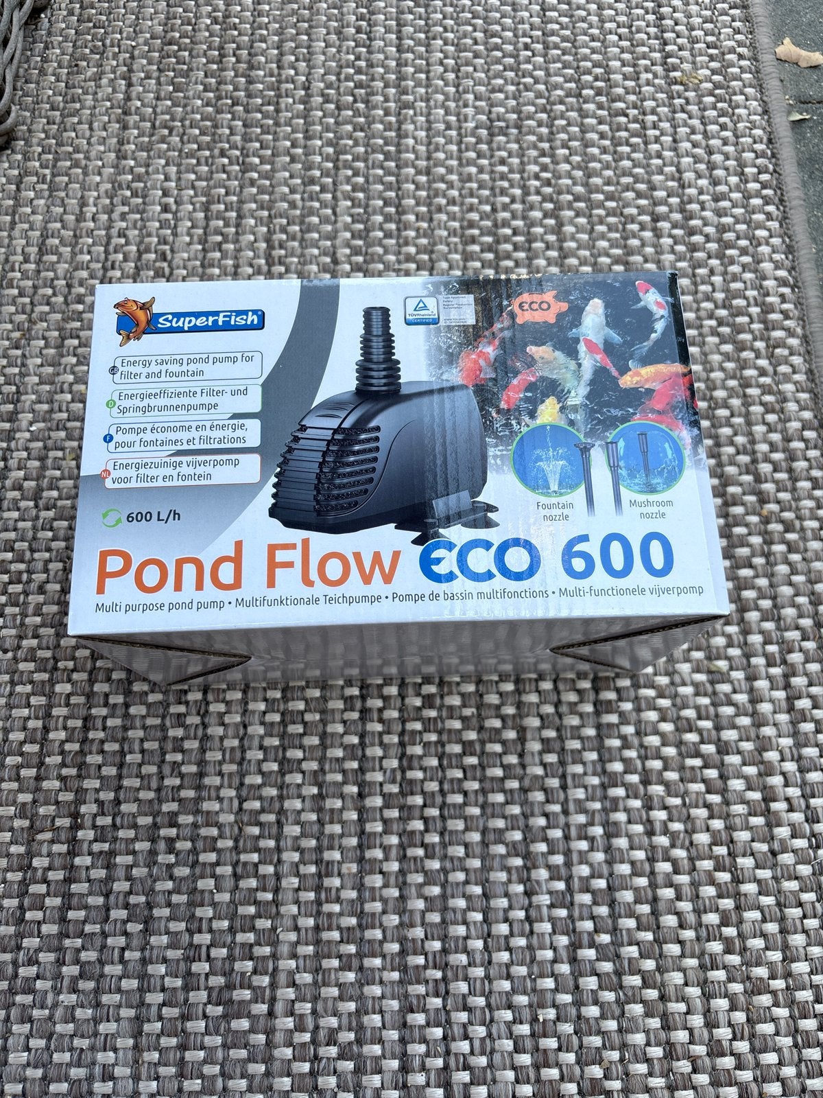 SuperFish Pond Flow ECO 600 Vijverpomp, Ophalen of Verzenden, Nieuw, Vijverpomp