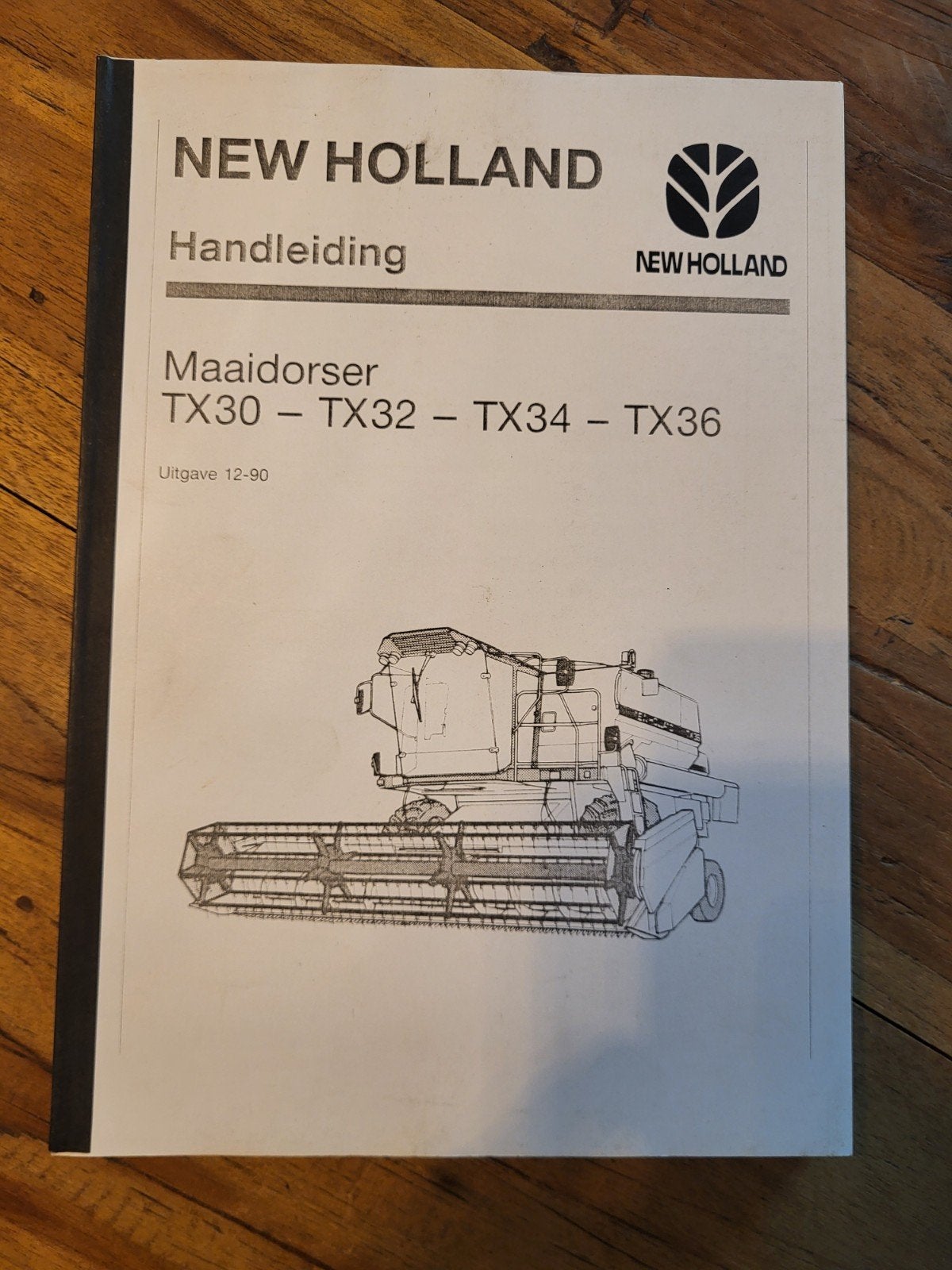 New Holland TX30 TX 32 TX 34 TX 36 maaidorser handleiding, Ophalen of Verzenden, Gelezen