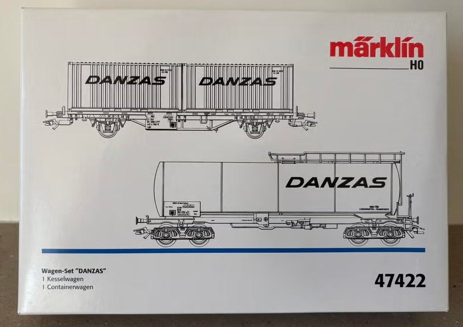 Marklin H0 47422 - 2-delige wagen-set in ovp, Hobby en Vrije tijd, Wisselstroom, Ophalen of Verzenden, Märklin, Nieuw