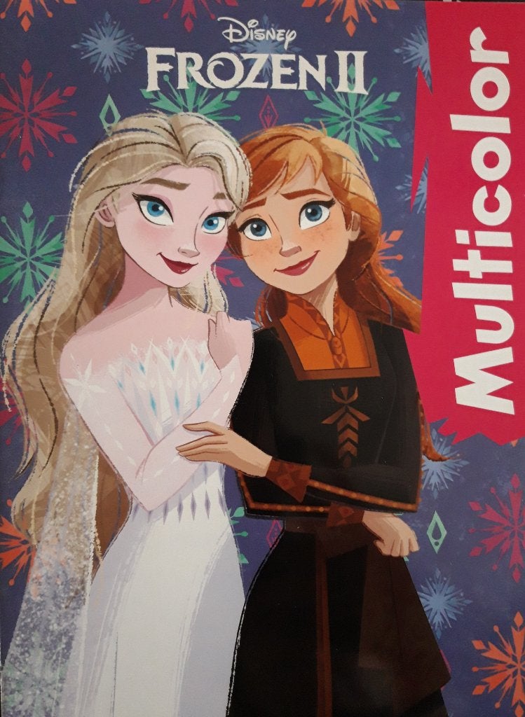 Disney Frozen II Kleurboek Multicolor NIEUW, Disney, Onbekend, Nieuw, Ophalen of Verzenden