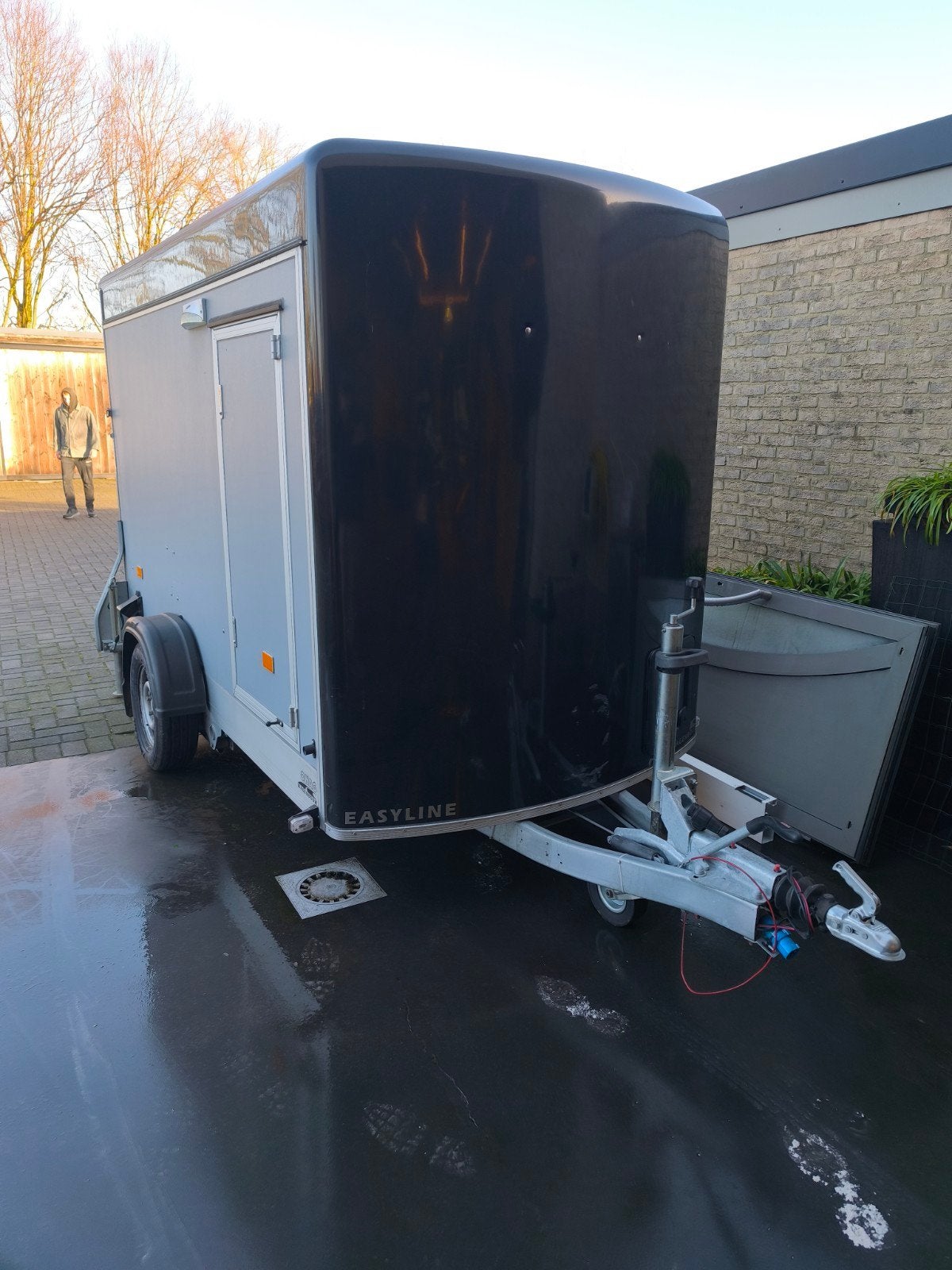 gesloten aanhangwagen met douche en wc cheval Libert cargo, Ophalen of Verzenden
