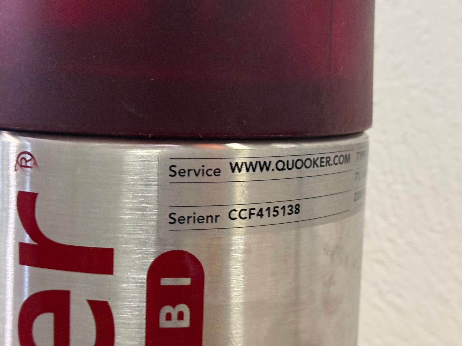 Quooker kraan 3in1 met boiler 7L defect, Doe-het-zelf en Verbouw, Geisers en Boilers, Minder dan 20 liter, Ophalen, Gebruikt, Boiler