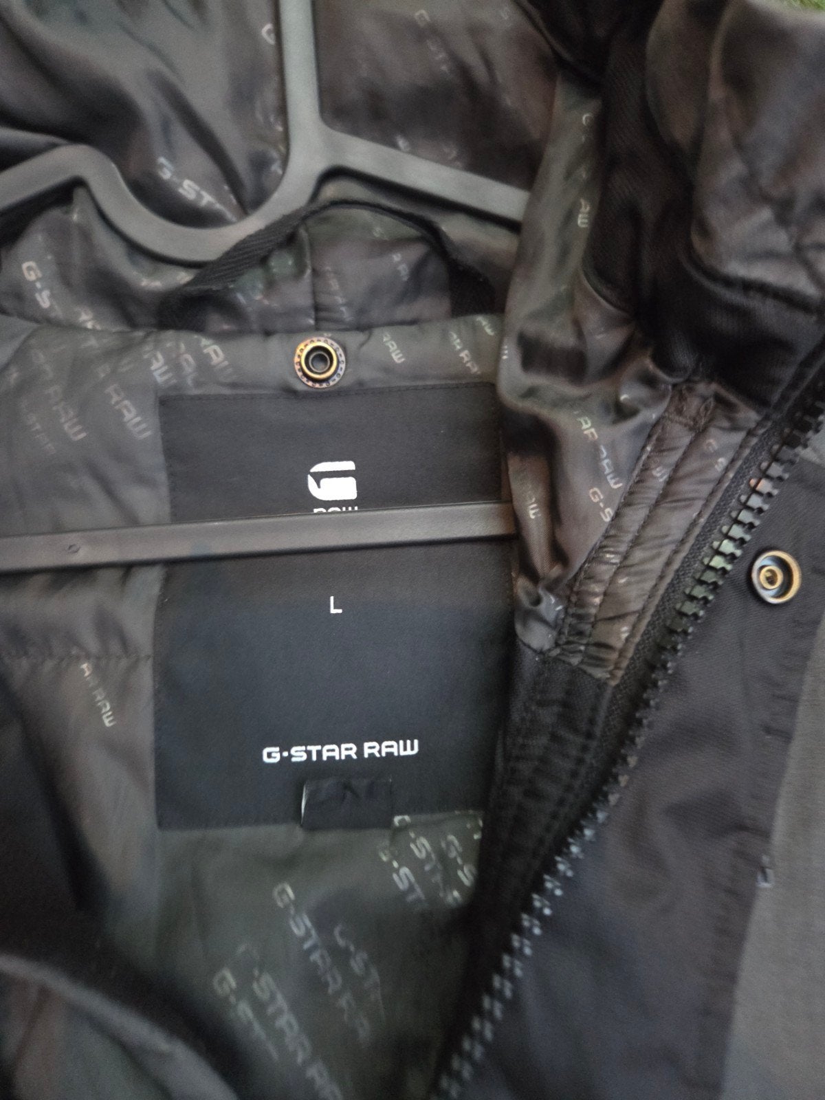 G-Star RAW Parka Jas - Maat L - Zo goed als nieuw, Maat 52/54 (L), Zwart, Ophalen of Verzenden, Zo goed als nieuw