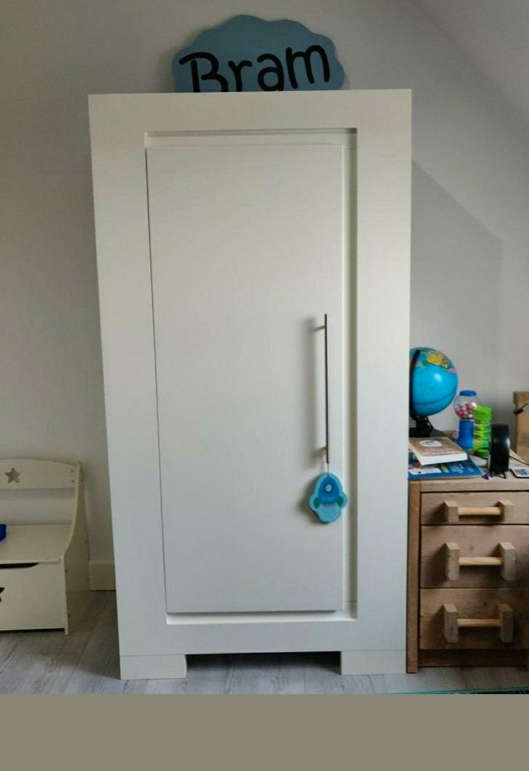Zgan kledingkast wit, Ophalen, 50 tot 70 cm, 105 cm of meer, 100 cm of meer
