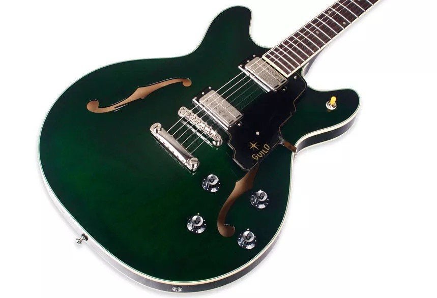 Guild Starfire IV Emerald Green ES-335 model, Ophalen of Verzenden, Nieuw, Semi-solid body, Overige merken
