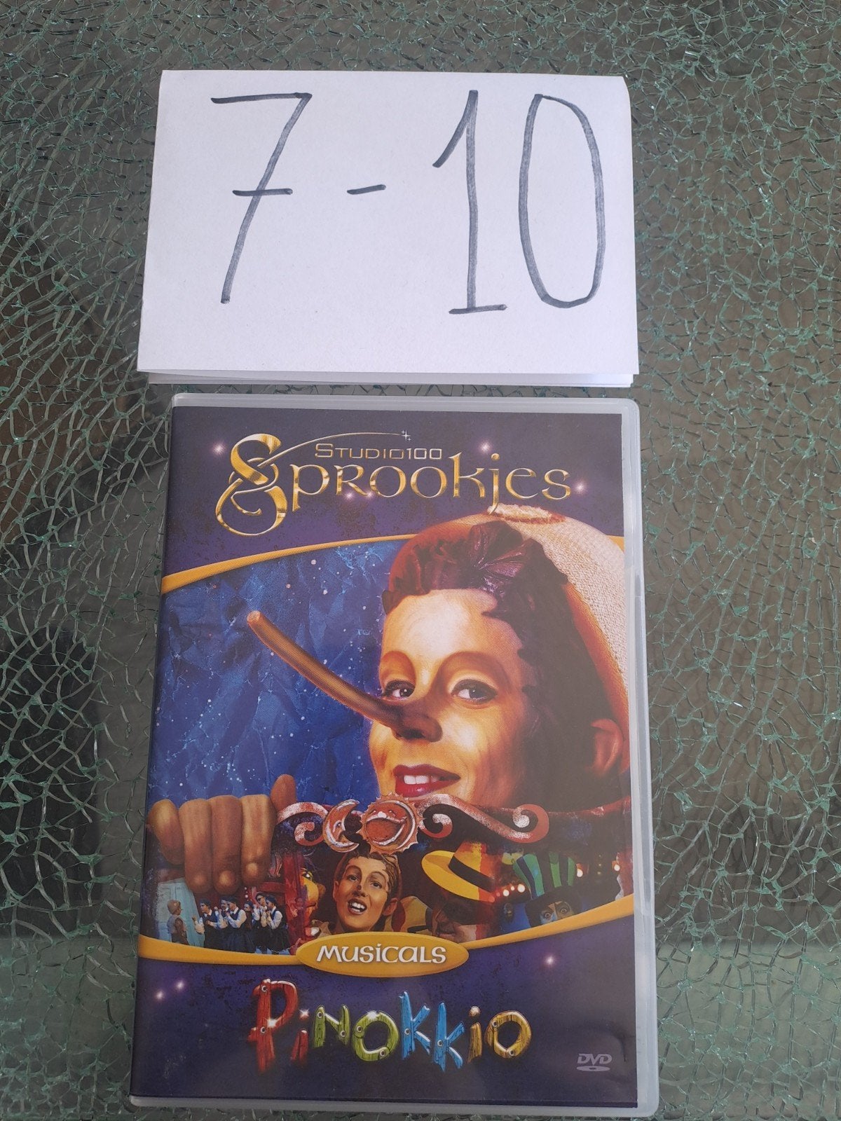 Studio 100 Sprookjes Musicals - Pinokkio DVD, Cd's en Dvd's, Alle leeftijden, Ophalen of Verzenden, Zo goed als nieuw, Sprookjes