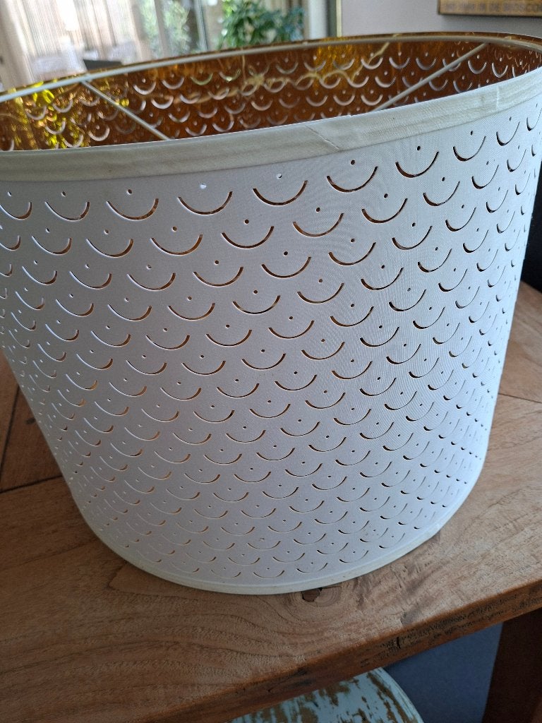 mooie lampenkap van Ikea, Ophalen, Zo goed als nieuw, Wit, Rond
