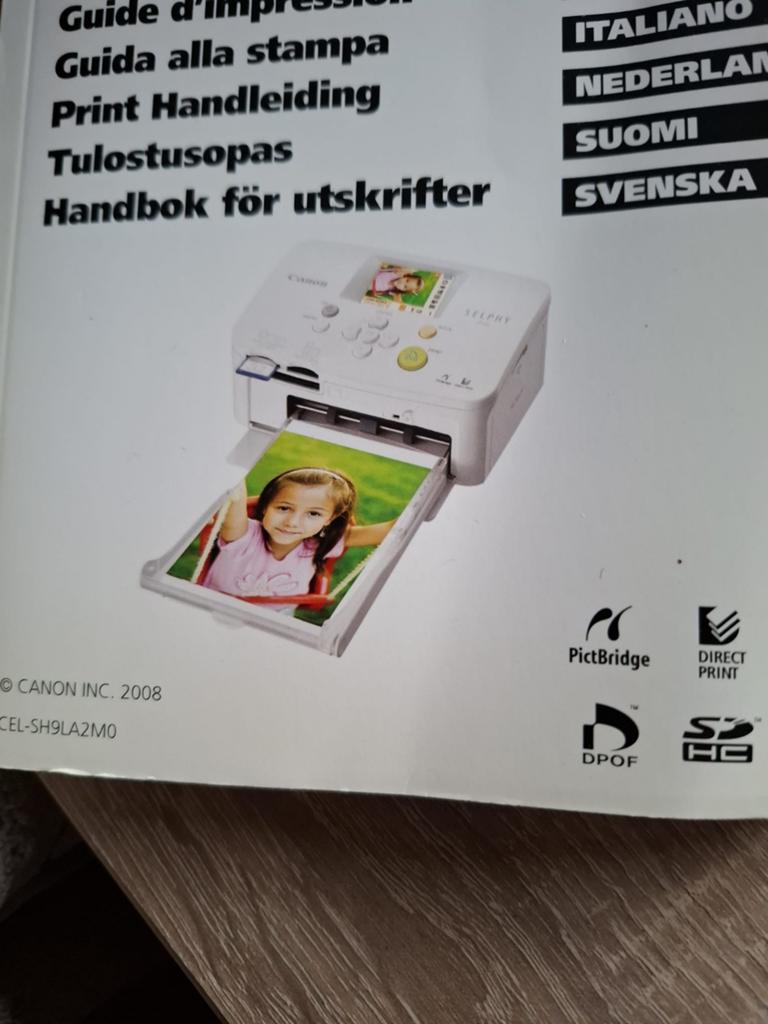 Canon Selphy CP760 Compacte Fotoprinter, Fotoprinter, PictBridge, Canon, Kleur printen