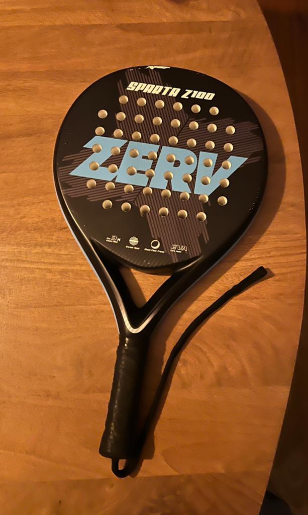 Padelracket ZERV, Ophalen of Verzenden, Gebruikt