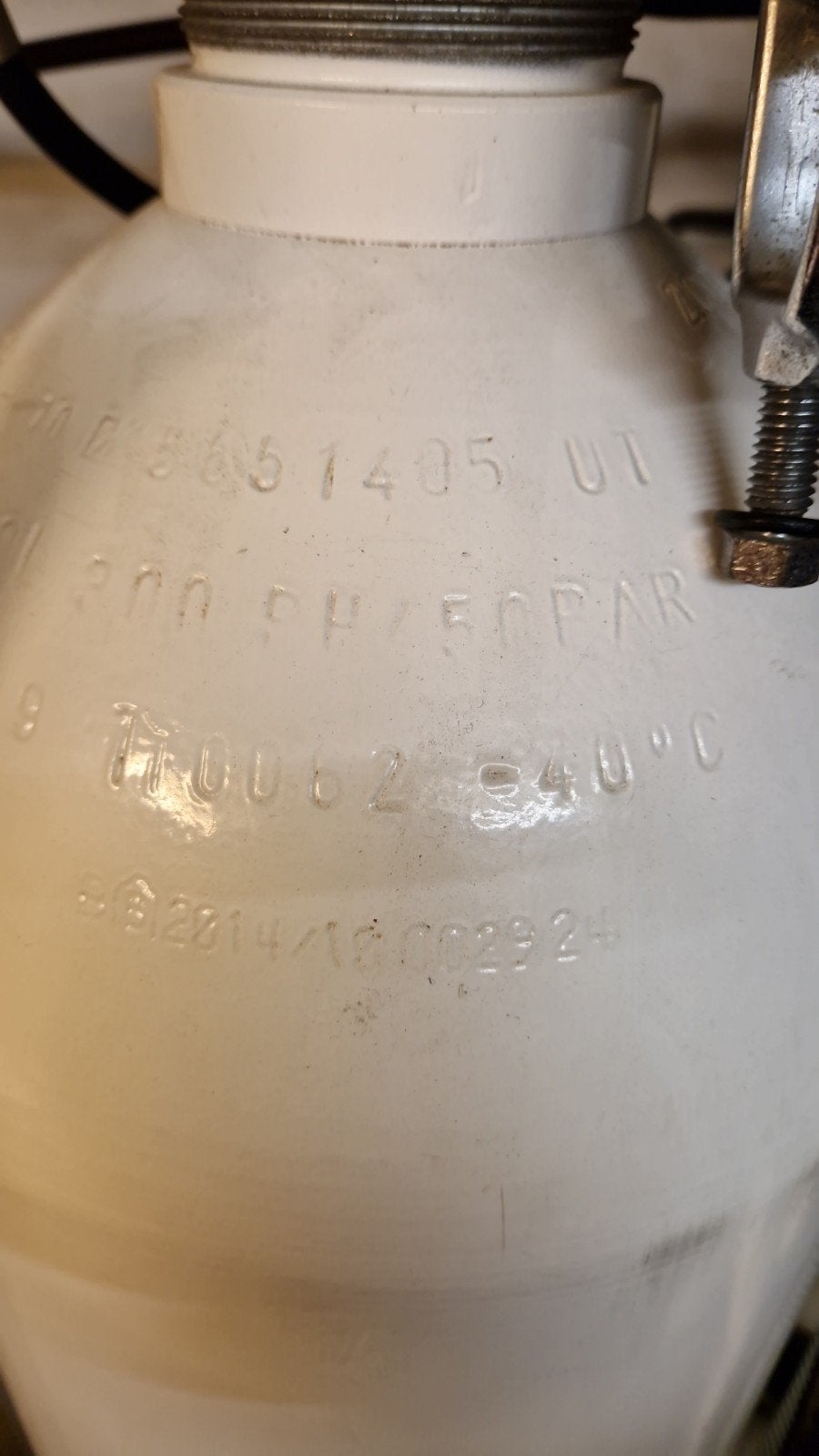 Buffer cilinder 80L 300bar.