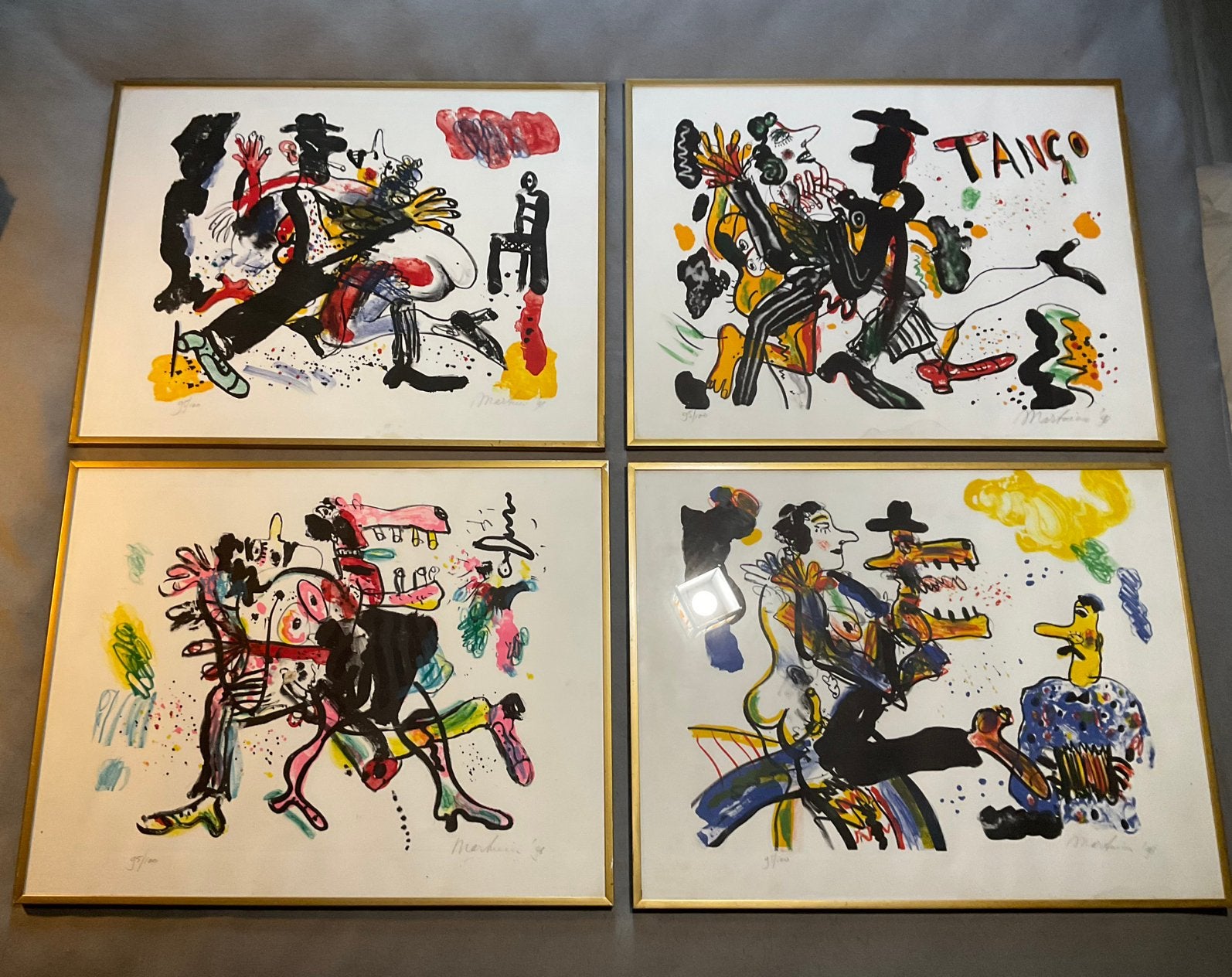 Martineau Complete serie Tango met Map en Gedicht, Antiek en Kunst, Ophalen of Verzenden