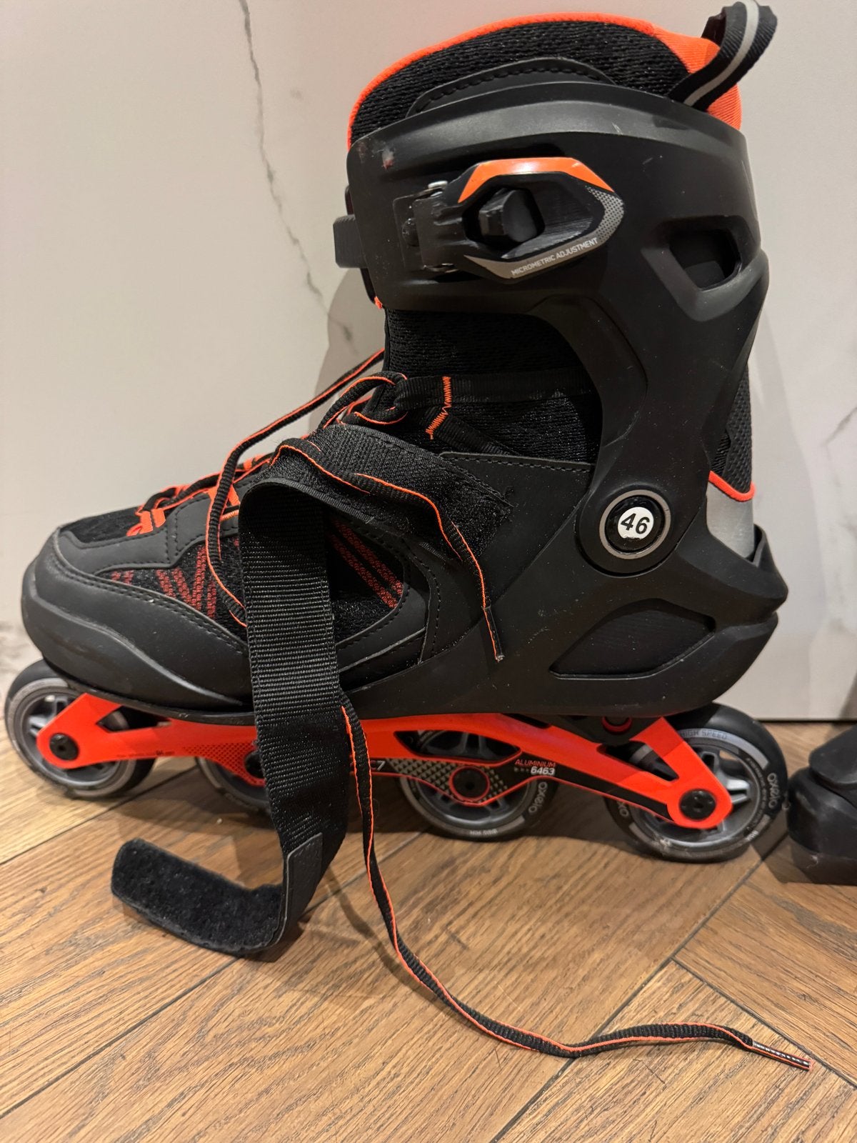 Oxelo inline skates maat 46 - Zo goed als nieuw, Ophalen of Verzenden, Zo goed als nieuw, Overige typen, Overige merken