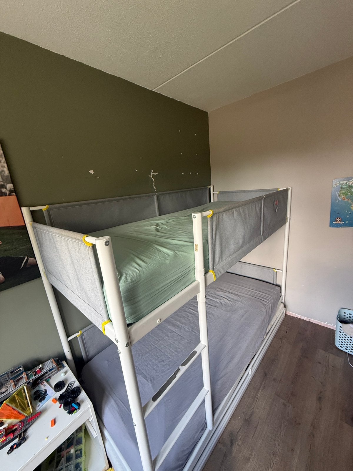 Ikea VITVAL Stapelbed, Ophalen, Gebruikt, 90 cm, 160 tot 180 cm