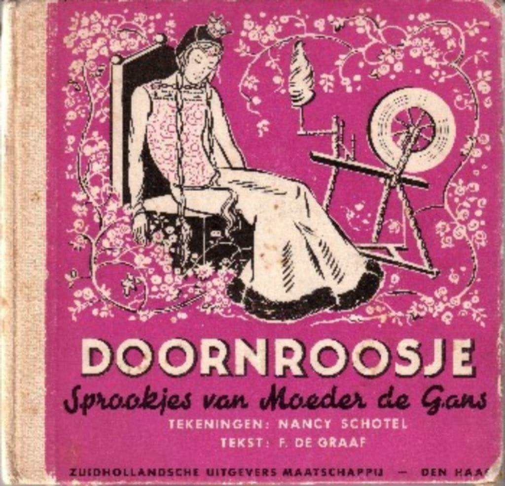 Doornroosje, Ill. Nancy Schotel (1944) { In prima staat}"", Ophalen of Verzenden, Nancy Schotel