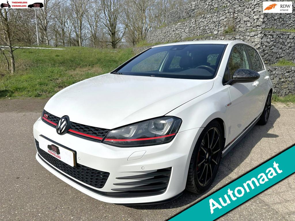 Volkswagen Golf 2.0 TSI GTI Performance DSG Autom Keyless Ca, Auto's, Gebruikt, 4 cilinders, 1984 cc, Wit