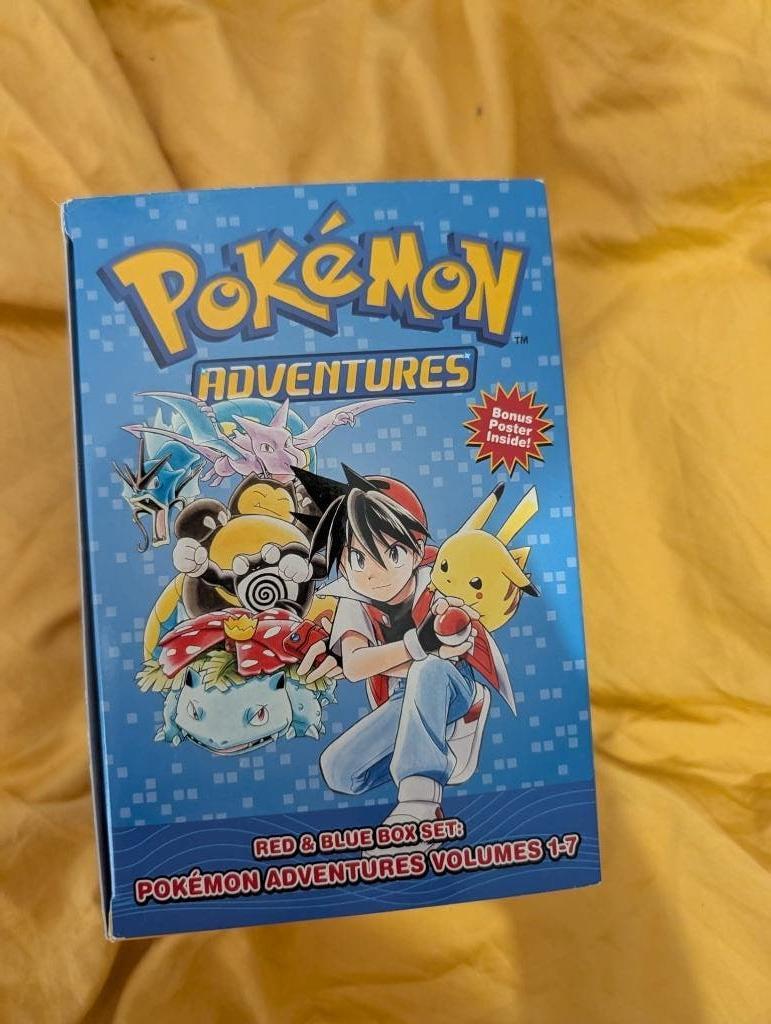 Pokemon adventures boxset volumes 1 - 7 met poster, Hidenori Kusaka, Mato, Ophalen of Verzenden, Zo goed als nieuw, Japan (Manga)