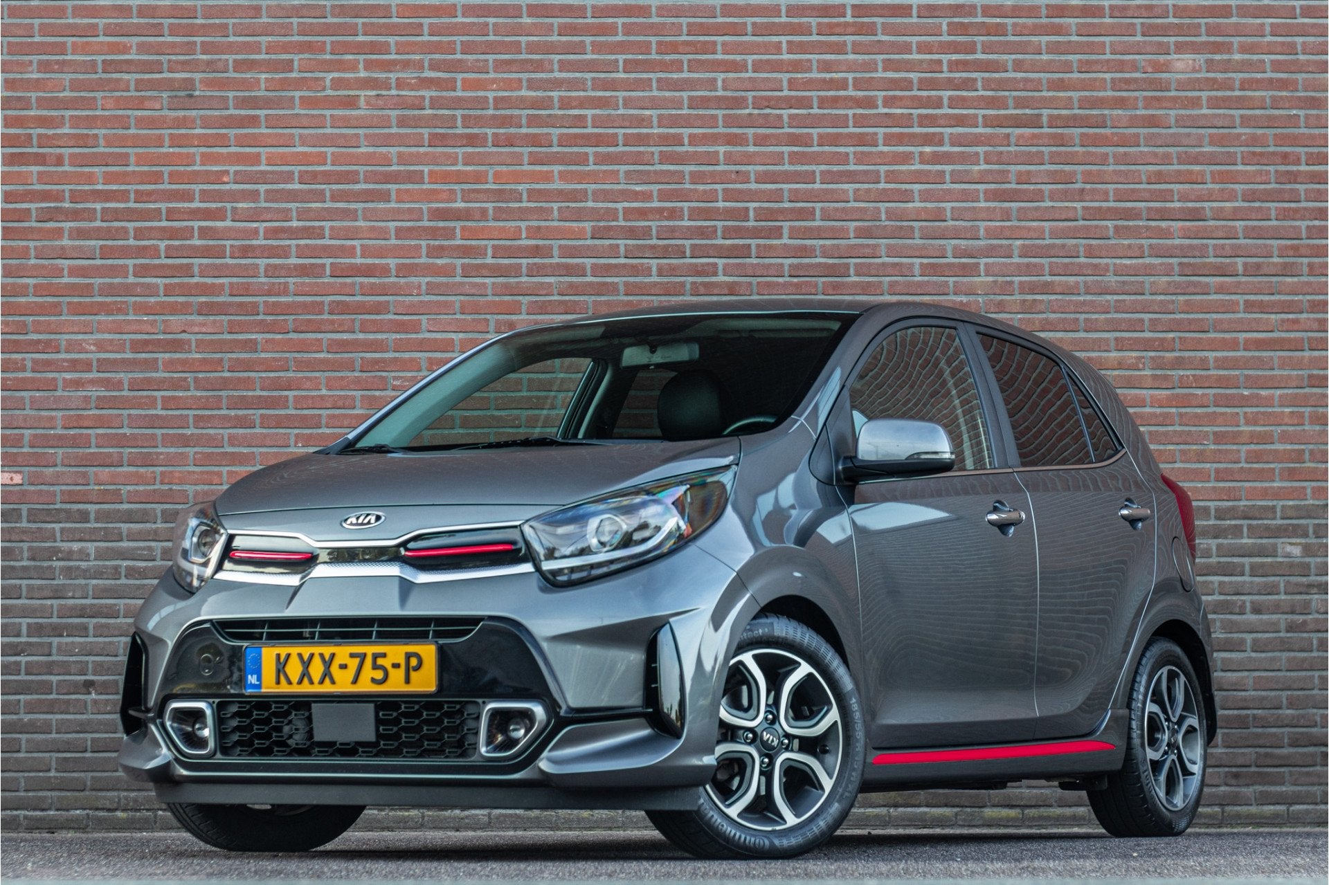 Kia Picanto 1.2 Automaat GT-Line 5-persoons Dealer onderhoud, Dealer onderhouden, Gebruikt, Zwart, Leder