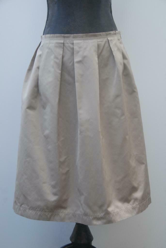 Sofie d'Hoore Antwerp puur zijden rok, taupe, mt. 42/44, nw., Kleding | Dames, Rokken, Zo goed als nieuw, Maat 42/44 (L), Overige kleuren