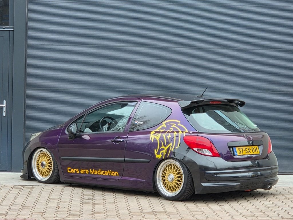 Peugeot 207 1.6-16V XS Pack SHOWCAR, AIR-RIDE, NEON, WOOFER!, Auto's, Voorwielaandrijving, Gebruikt, 4 cilinders, Zwart