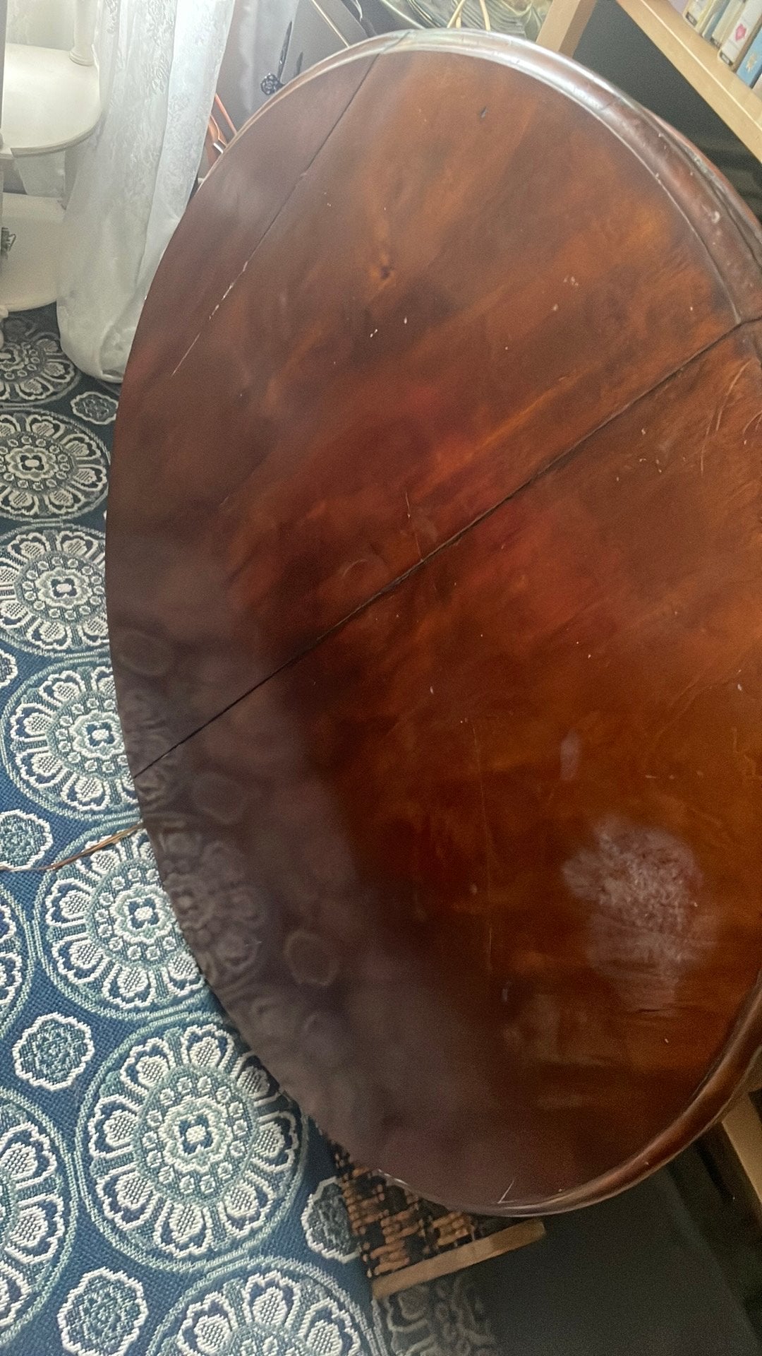 Oud tafelblad, Antiek en Kunst, Antiek | Meubels | Tafels, Ophalen of Verzenden