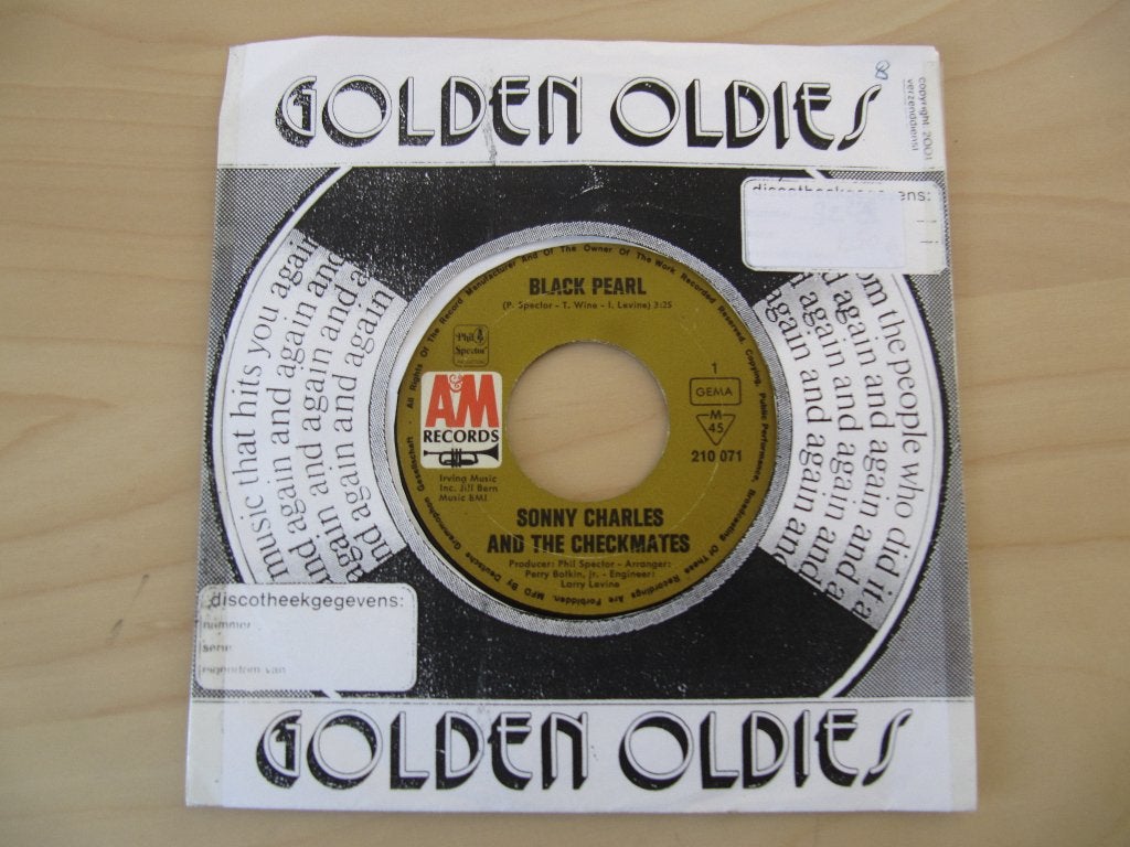 Sonny Charles and the Checkmates = Black pearl, Cd's en Dvd's, Vinyl Singles, Gebruikt, Originele persing, 7 inch, Single
