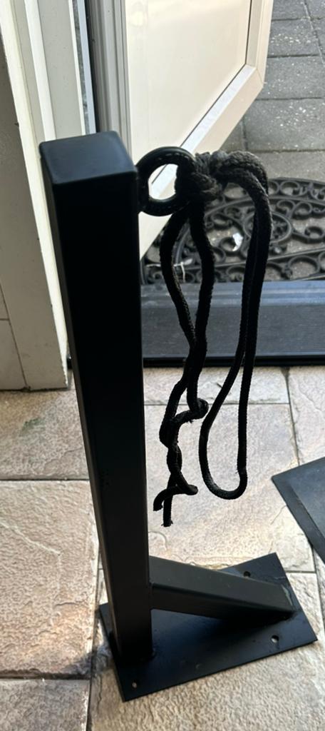 Bokszak muurbeugel, Ophalen, Zo goed als nieuw, Minder dan 1 meter, Parasolvoet