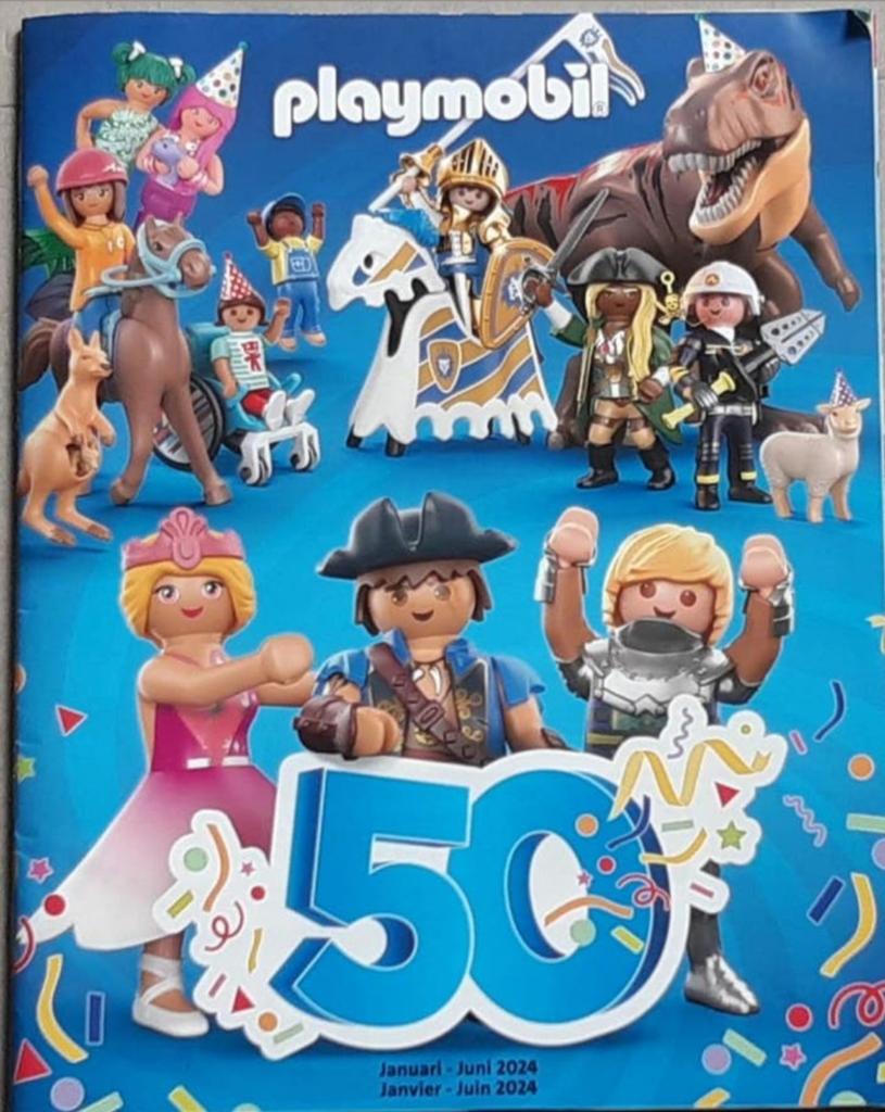Playmobil 50-jarig jubileum catalogus, Ophalen of Verzenden, Zo goed als nieuw, Los playmobil