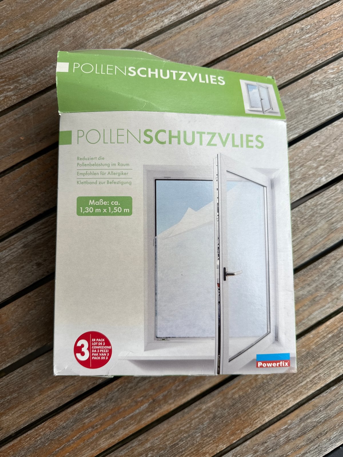 Pollenbeschermingsvlies voor ramen - Powerfix, Ophalen, Nieuw, Gevelraam of Ruit, 120 tot 160 cm