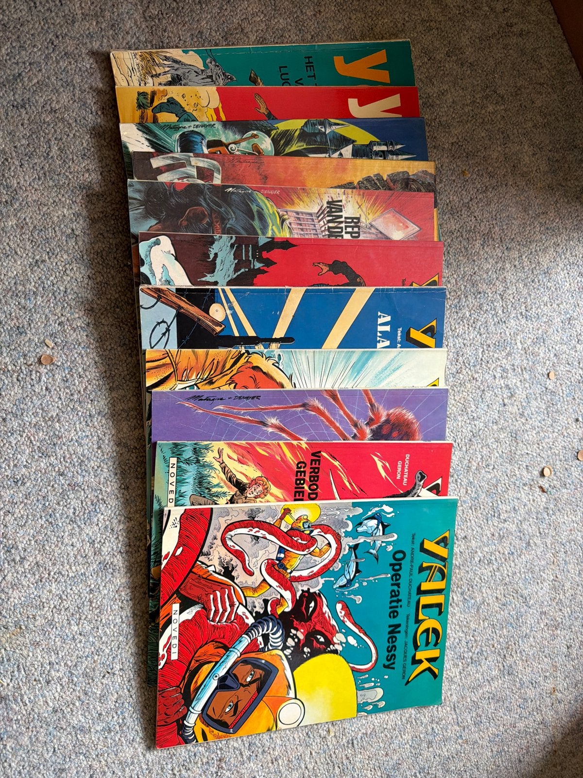 Yalek stripboeken - Complete serie of reeks 11 delen