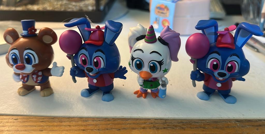 Five nights at Freddy‘s poppetjes nieuw, Ophalen of Verzenden, Zo goed als nieuw, Jongen of Meisje