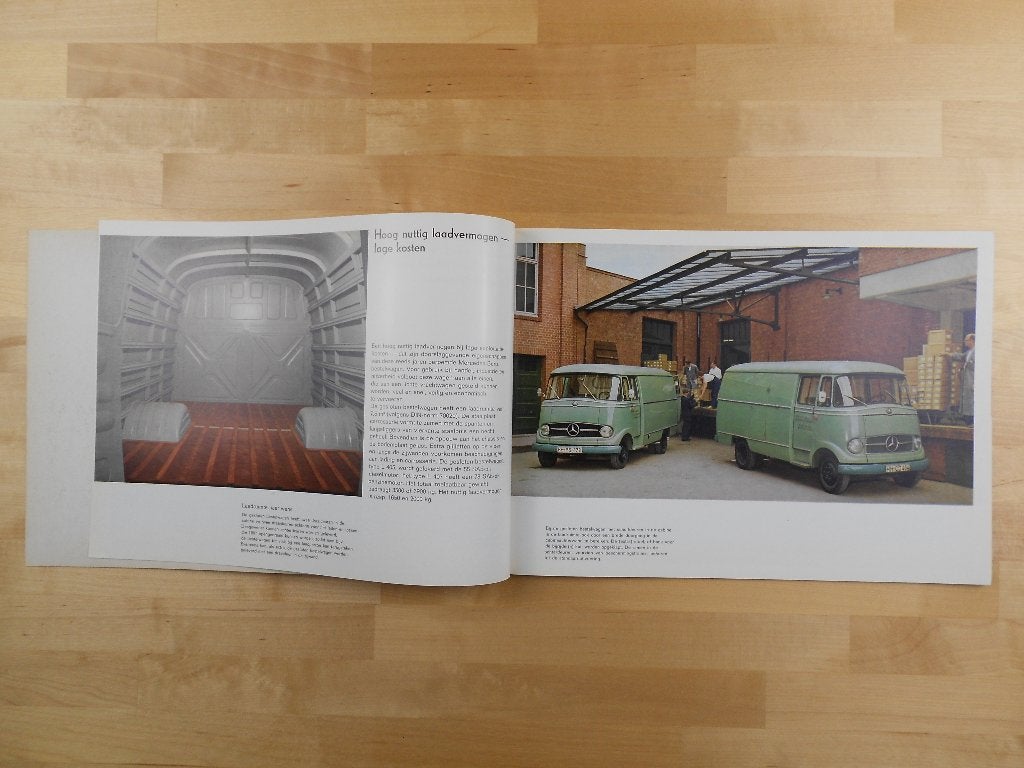 Mercedes L405 L407 Brochure 1964 ( L319 L319D ), Boeken, Zo goed als nieuw, Mercedes-Benz, Mercedes, Ophalen of Verzenden