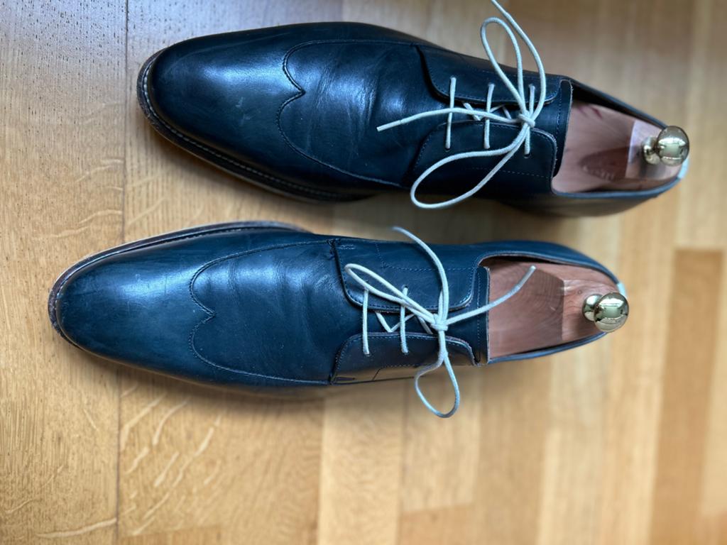 Stijlvolle Nette van Bommels. Maat 10. Breedtemaat G1/2, Kleding | Heren, Schoenen, Blauw, Ophalen of Verzenden, Zo goed als nieuw