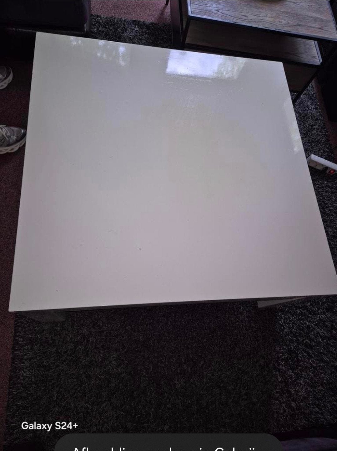salontafel 100 x 100 x 42,5, Huis en Inrichting, Tafels | Salontafels, Ophalen, Gebruikt, 100 tot 150 cm, 50 tot 100 cm