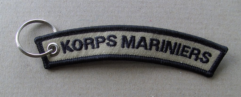 straatnaam Korps Mariniers  -  promotie sleutelhanger, Verzamelen, Ophalen of Verzenden, Marine, Nederland, Embleem of Badge
