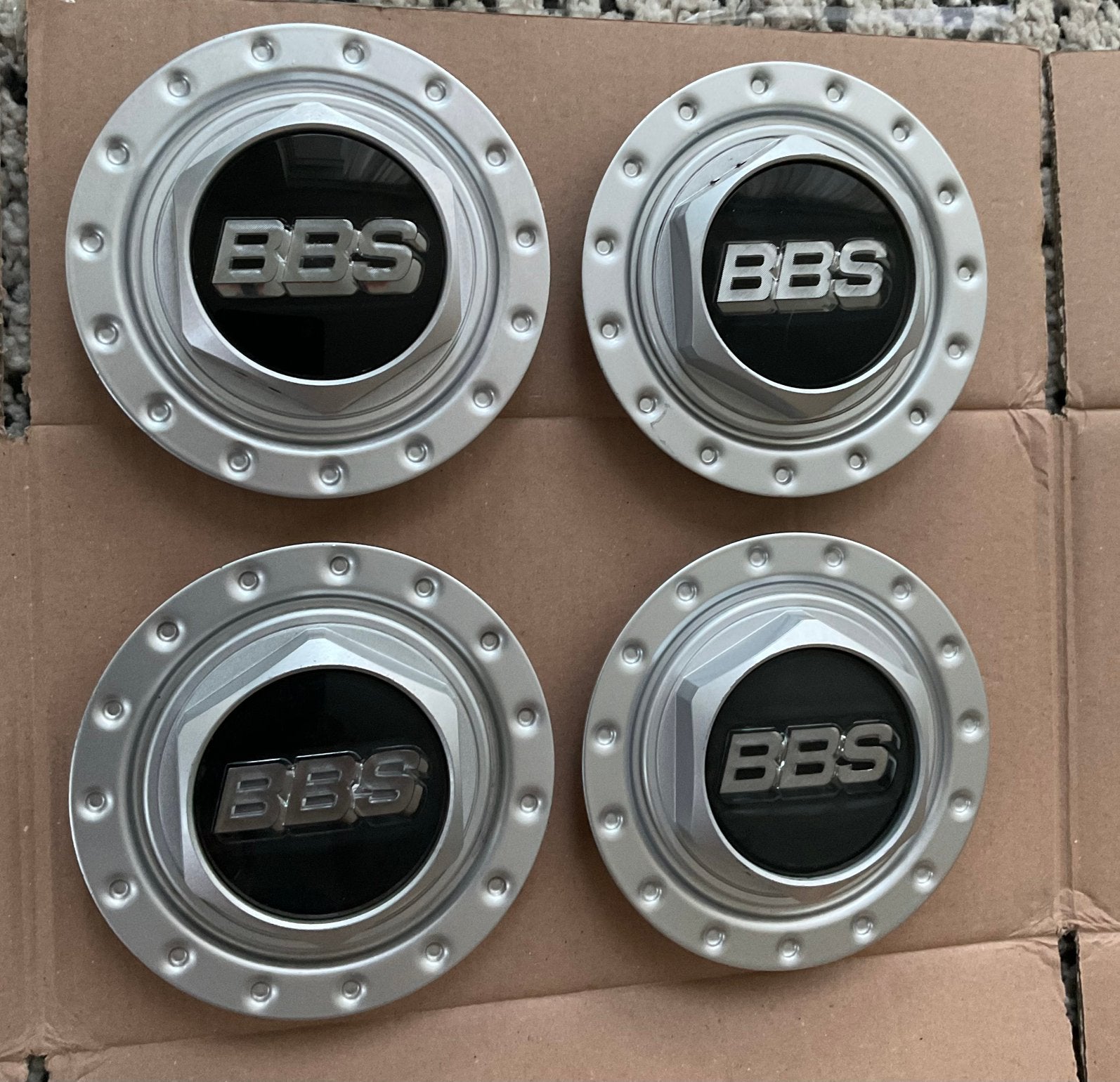 BBS RM012/RZ 407 naafkapjes, Ophalen of Verzenden, Zo goed als nieuw