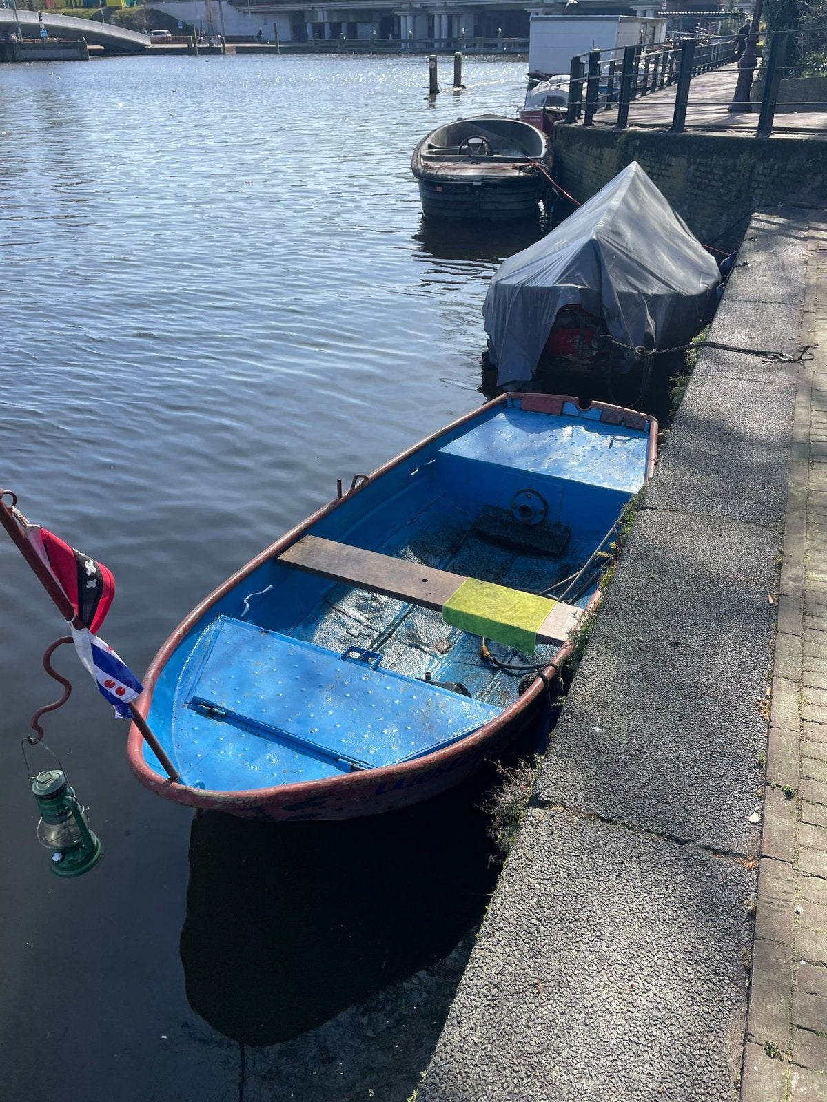 Sloep/schippersvletje Wesley (MOET WEG!), Watersport en Boten, Ophalen, Gebruikt, Staal, Vlet