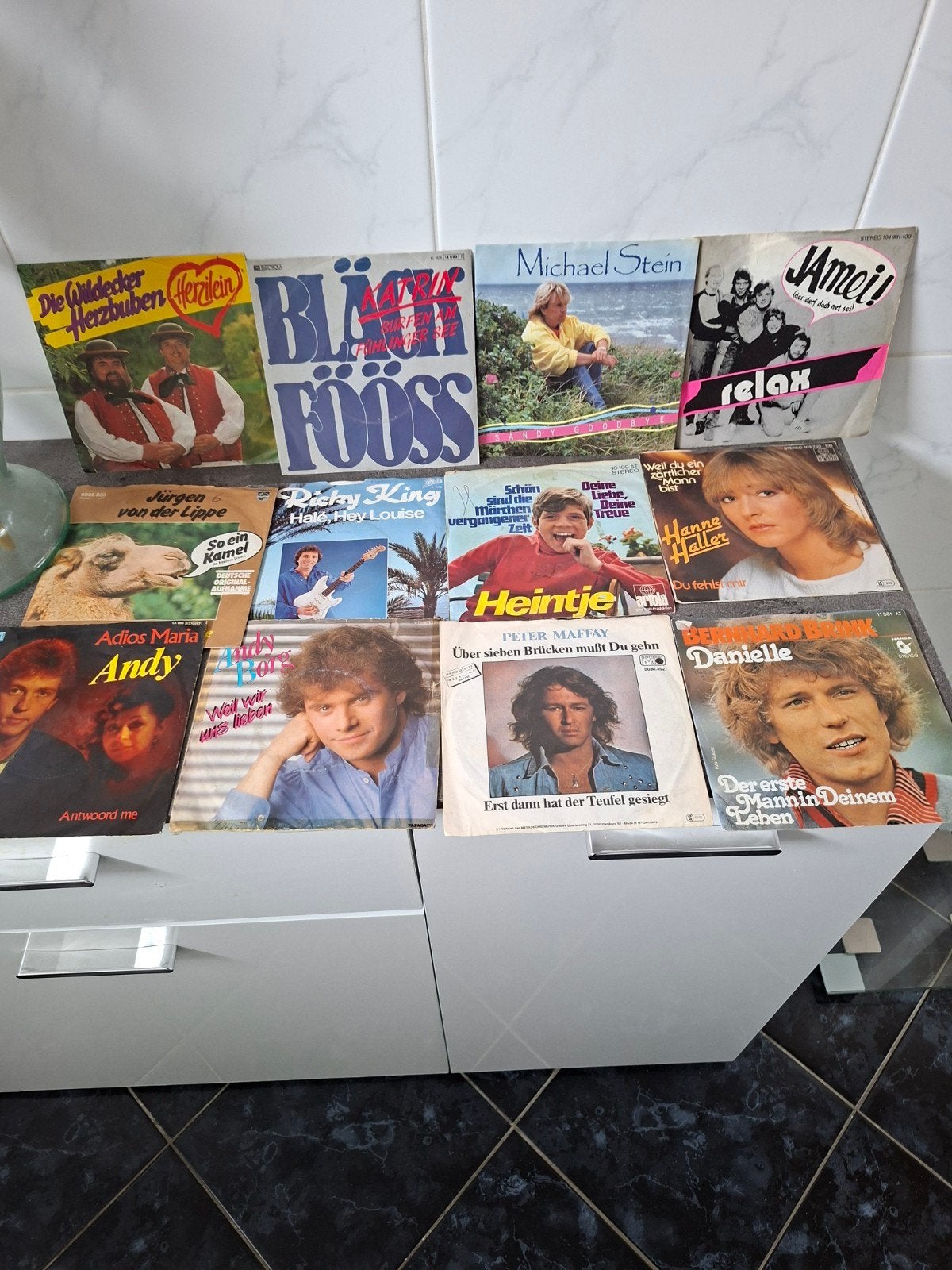 50 Duitse singels - Schlager en Pop collectie, Cd's en Dvd's, Ophalen, Gebruikt, Schlager