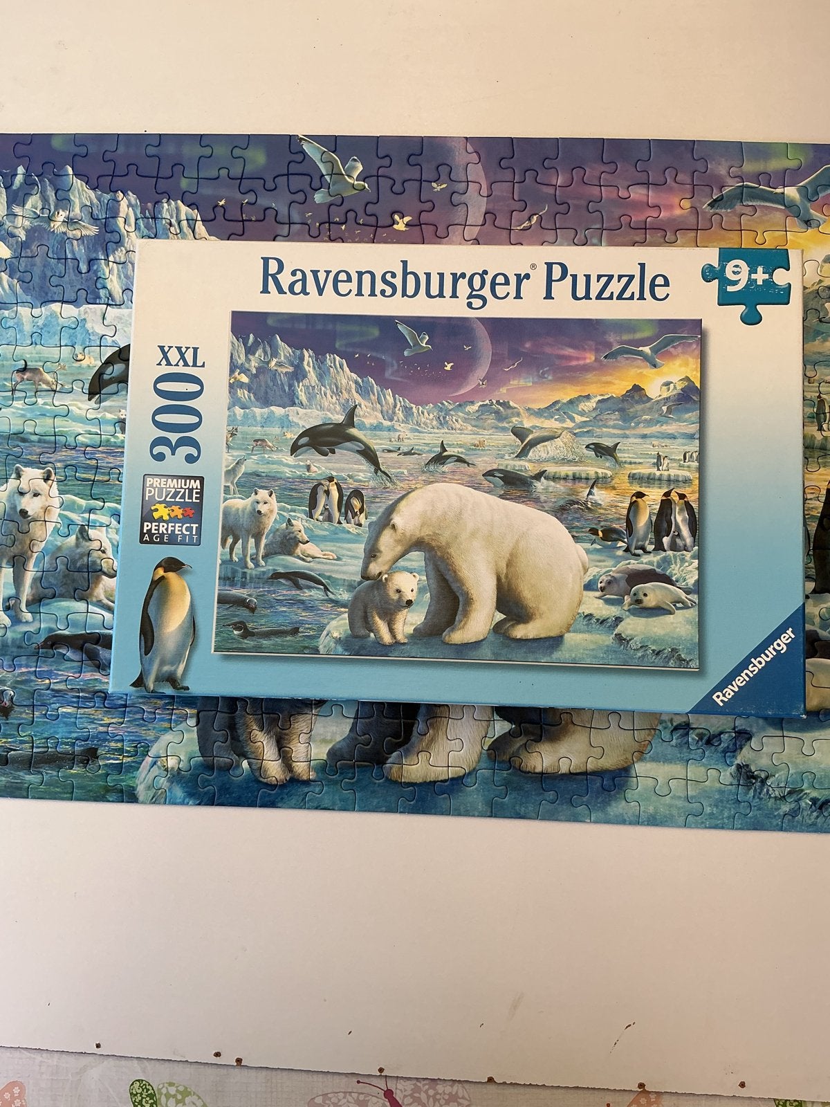 Ravensburger XXL 300 stukjes Puzzel IJsberen, Ophalen of Verzenden, Minder dan 500 stukjes, Zo goed als nieuw, Legpuzzel