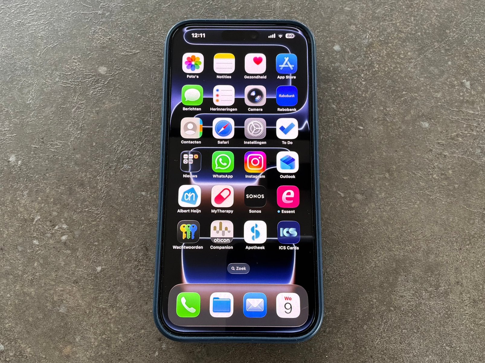 Prachtige zgan Iphone 17 Pro Max Deep Blue, 256 GB, Ophalen of Verzenden, Zo goed als nieuw, Zonder simlock