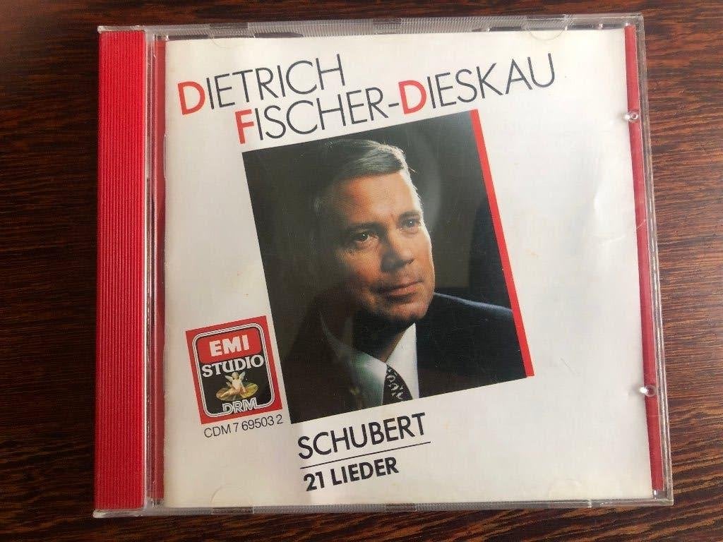 ( Schubert - 21 Lieder - Fischer-Dieskau, Ophalen of Verzenden, Romantiek, Zo goed als nieuw, Vocaal