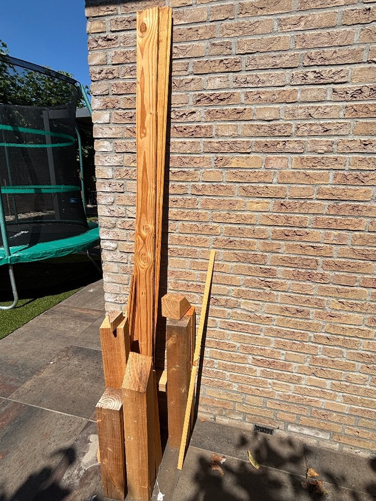 Douglas hout en hout restanten, Ophalen, Nieuw, 50 mm of meer, Balk