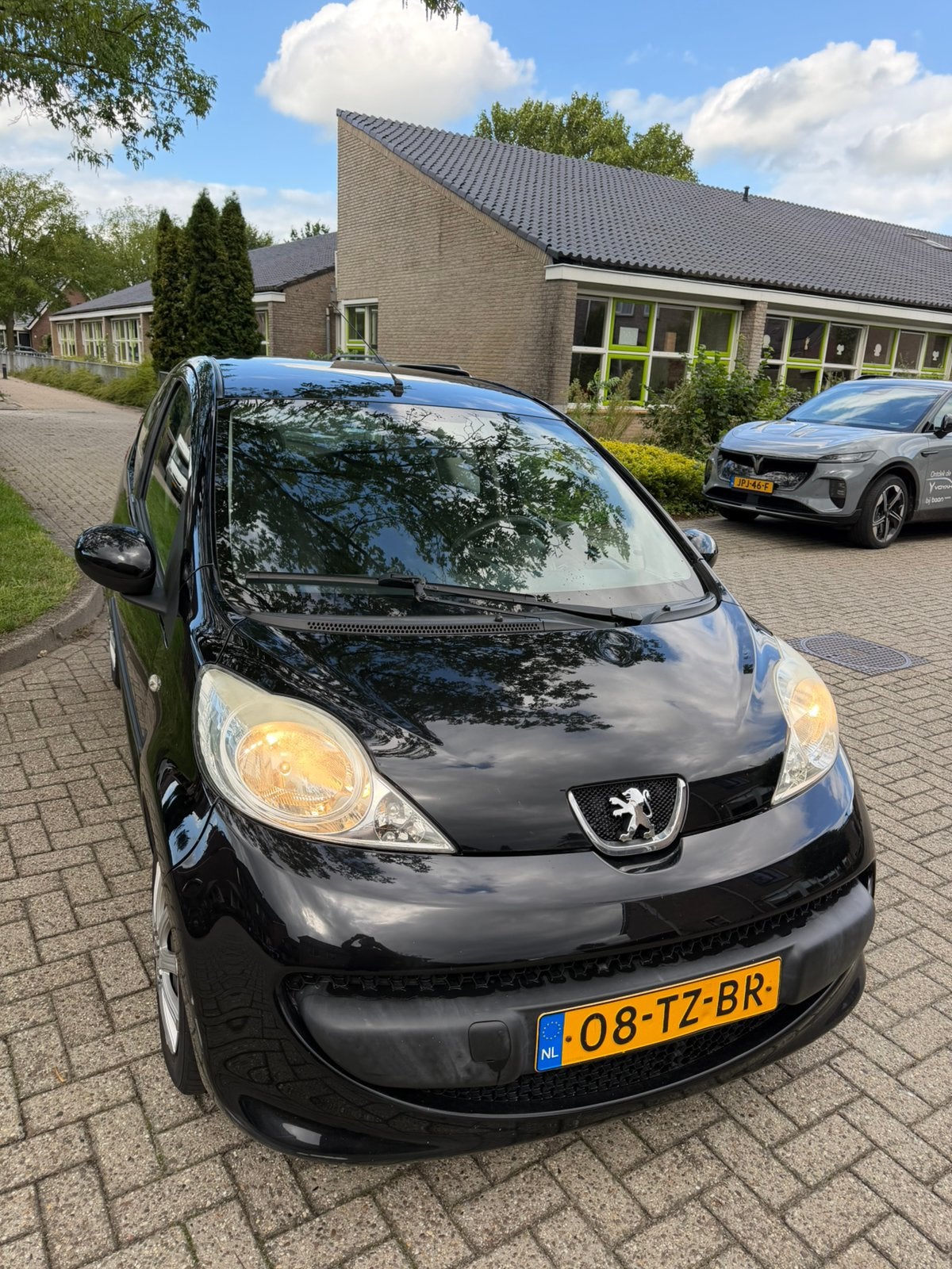 Peugeot 107 1.0 12V 3DR 2-TRONIC 2007 Zwart, Auto's, 4 stoelen, Origineel Nederlands, Particulier, 998 cc