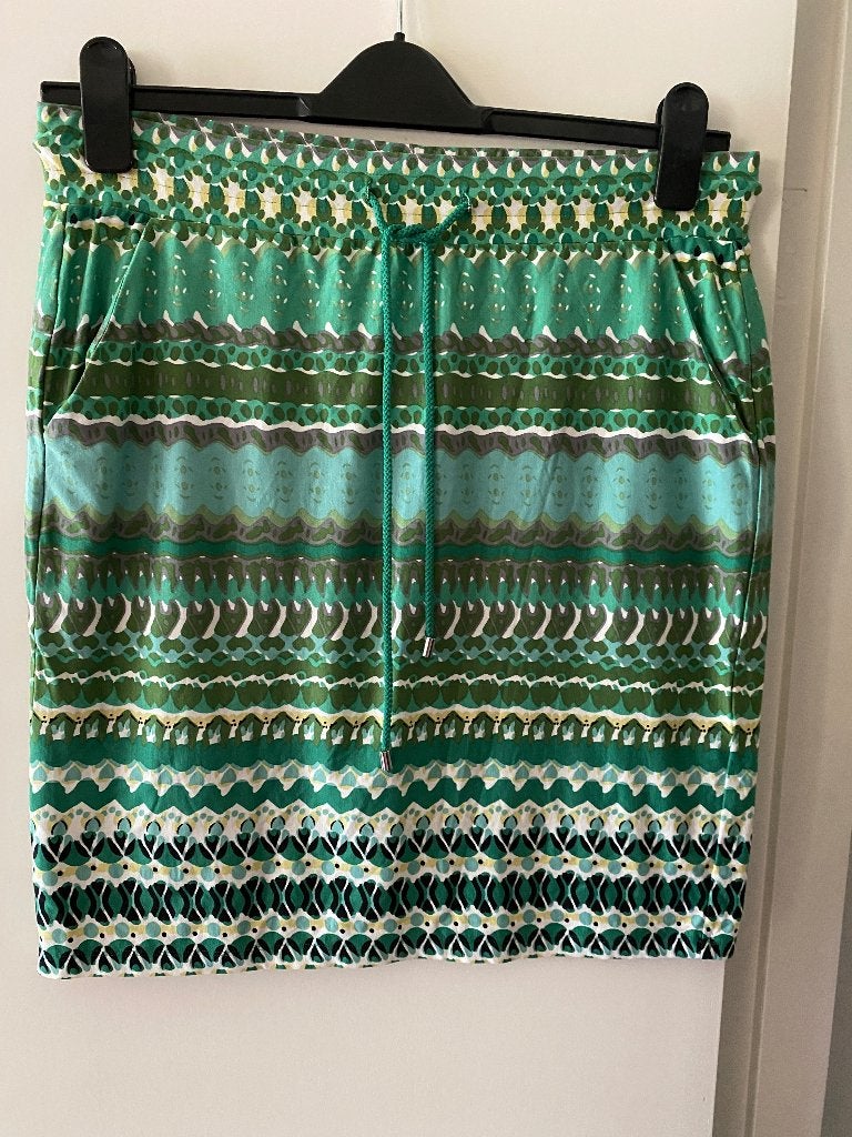 zomerrok Esqualo XL groen/aqua/creme travel, Maat 46/48 (XL) of groter, Esqualo, Ophalen of Verzenden, Zo goed als nieuw