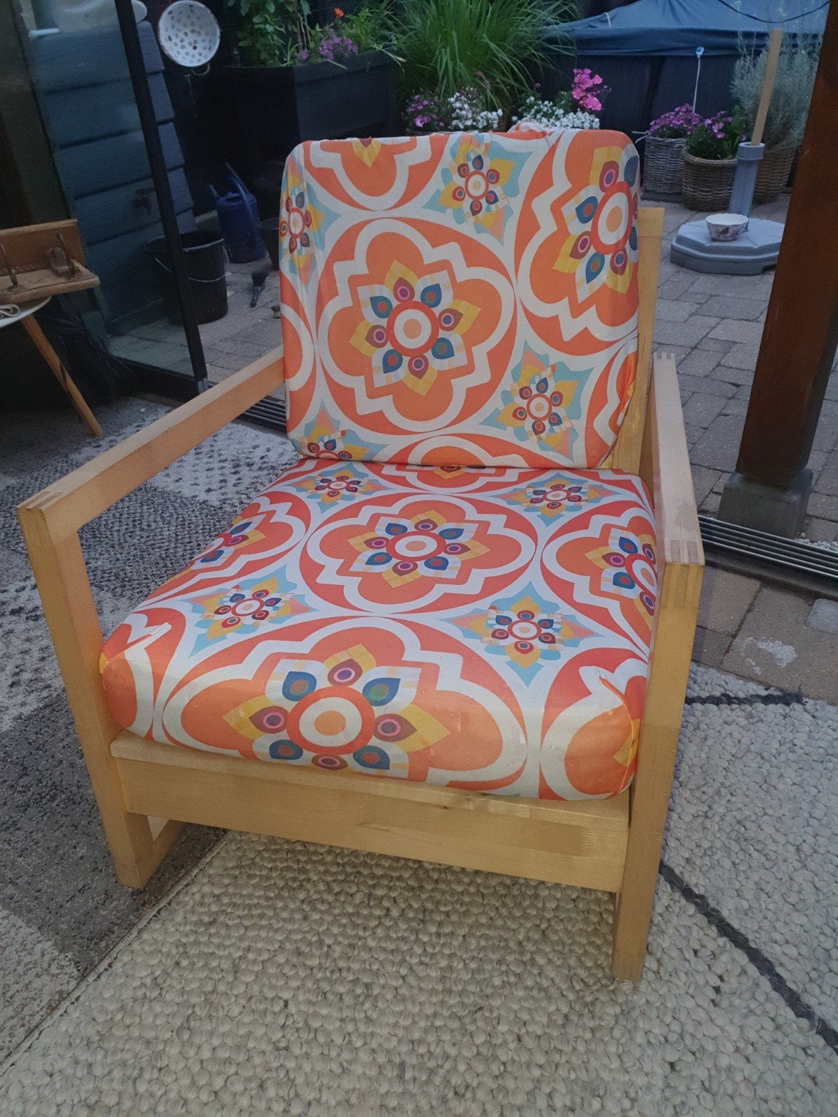 Ikea Lillberg schommel fauteuil, Ophalen, Stof, Scandinavisch, Eén