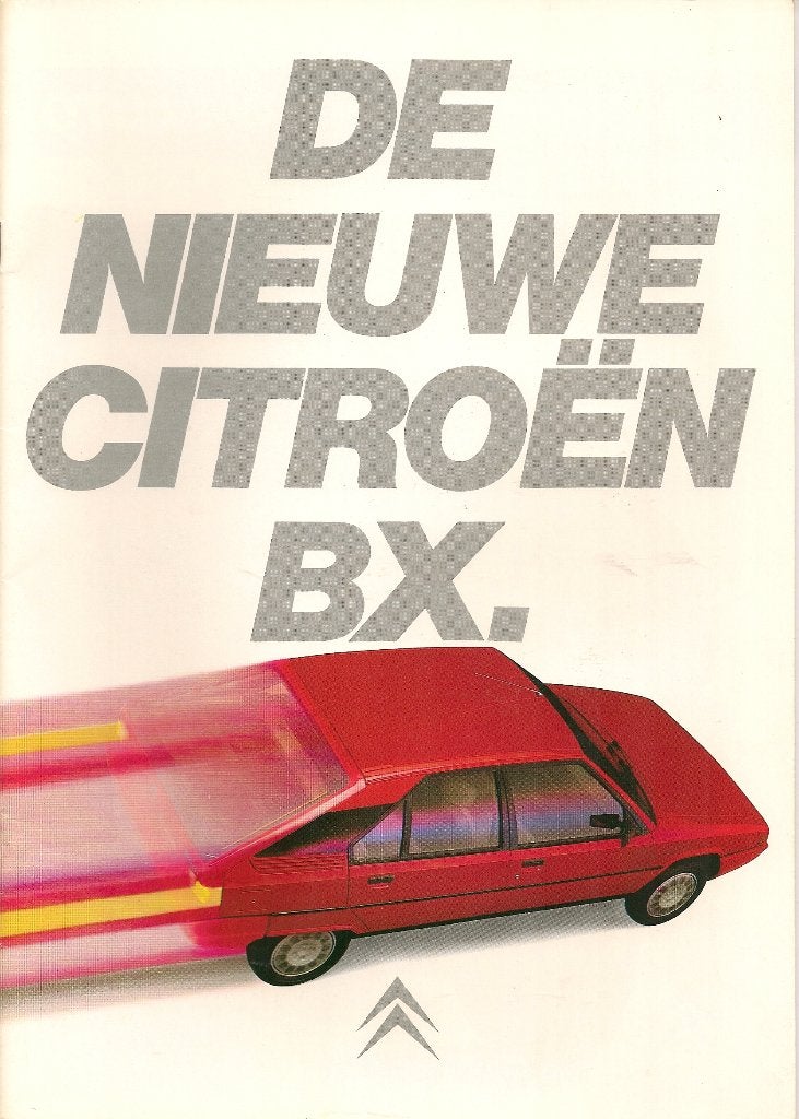 Folder Citroën BX, september 1982, Ophalen of Verzenden, Nieuw, Citroën