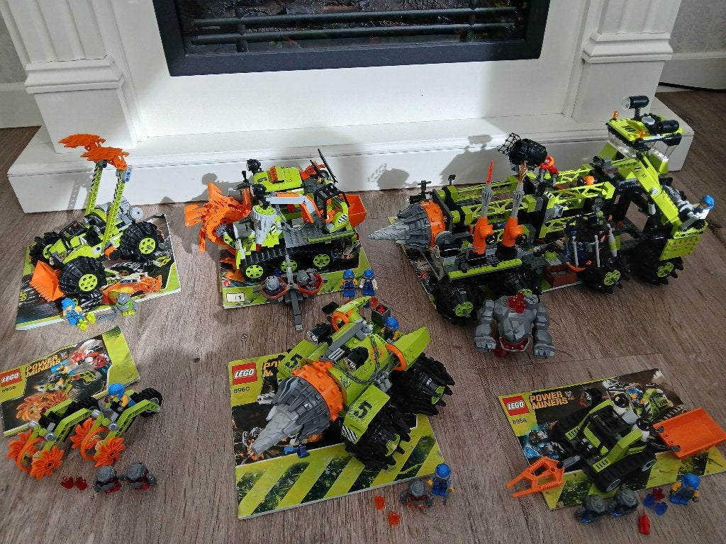 Set Lego Power miners, 6 stuks, Gebruikt, Compleet, Ophalen of Verzenden, Duplo