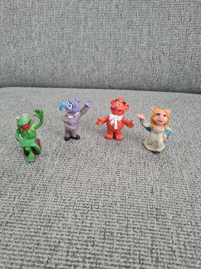 The muppet show muppets schleich set van 4 poppetjes vintage, Verzamelen, Gebruikt, Schleich, Ophalen of Verzenden, Nvt