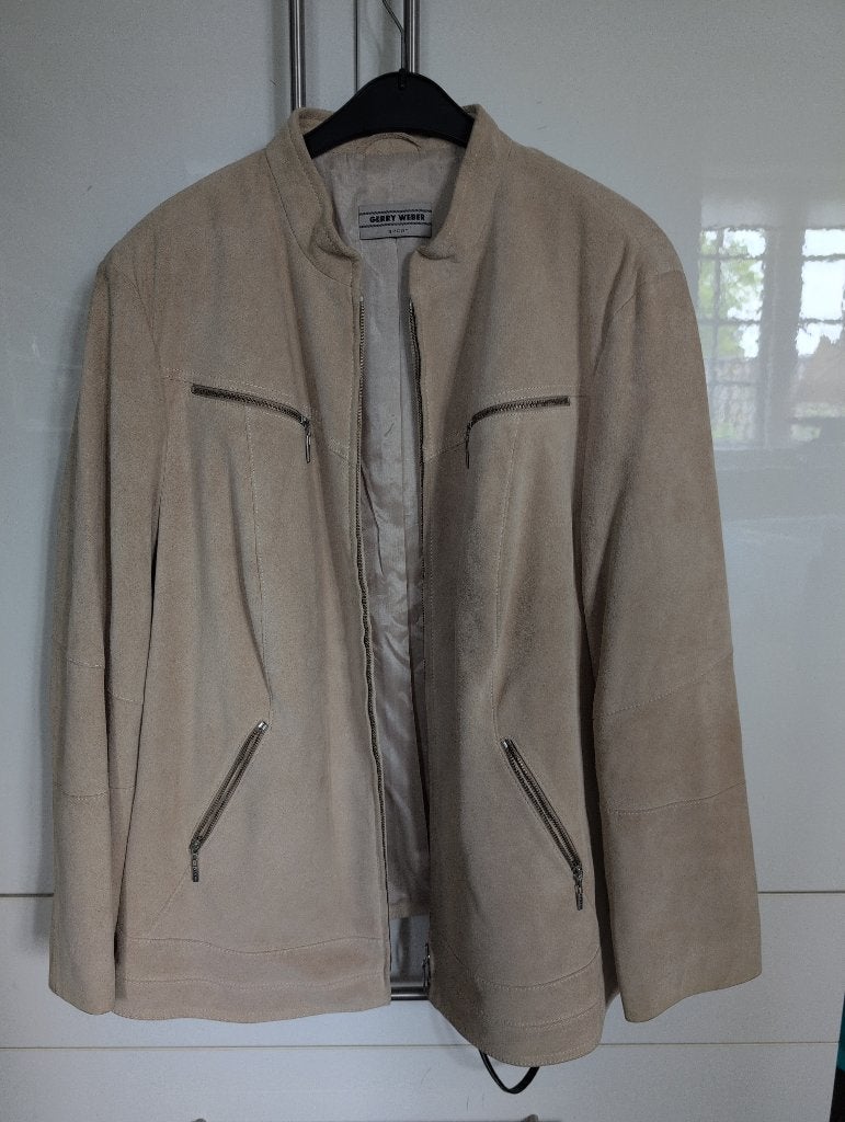 Gerry Weber jas maat 48, Kleding | Dames, Beige, Maat 46/48 (XL) of groter, Ophalen of Verzenden, Gedragen